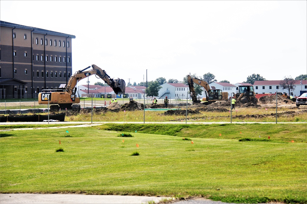 Construction of $11.96 million transient training brigade headquarters is under way at Fort McCoy