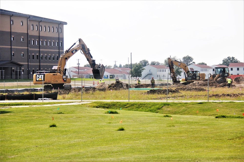 Construction of $11.96 million transient training brigade headquarters is under way at Fort McCoy