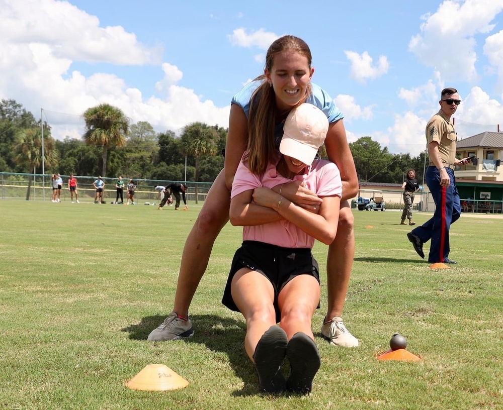 Lake-Sumter softball team conducts Combat Fitness Test