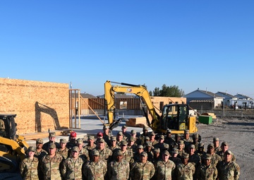 169th Civil Engineer Squadron assists with building a senior center for the Black Feet Nation