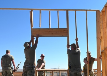 169th Civil Engineer Squadron assists with building a senior center for the Black Feet Nation