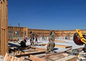 169th Civil Engineer Squadron assists with building a senior center for the Black Feet Nation