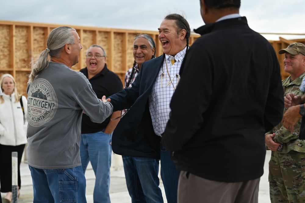 169th Civil Engineer Squadron assists with building a senior center for the Black Feet Nation