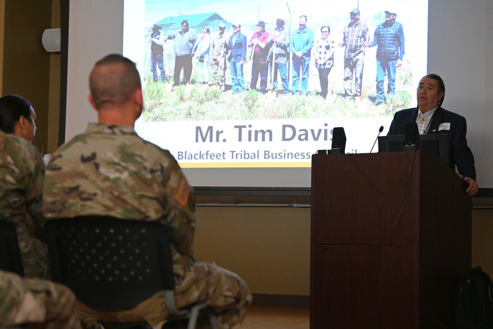 Presentation for Distinguished Guests at Blackfeet Community College