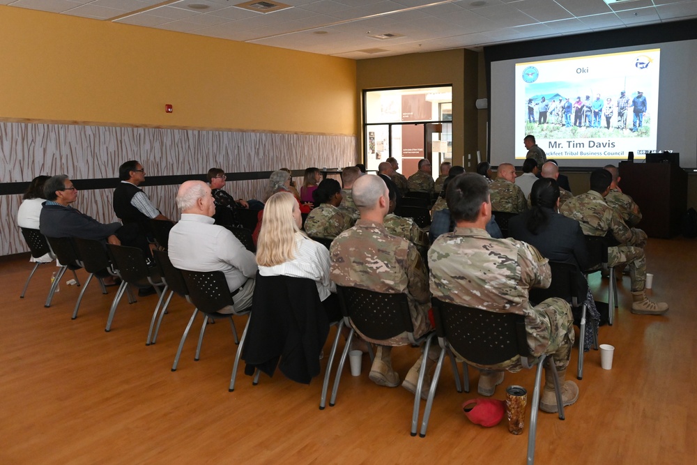 Presentation for Distinguished Guests at Blackfeet Community College