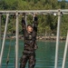 MARFORPAC Marines participate in Water Parkour Course during the French Armed Forces Aito Course