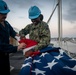 USS Carl Vinson Sailors Perform Colors