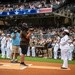 USS Carl Vinson (CVN 70) Sailors Participate in San Diego Padres Salute