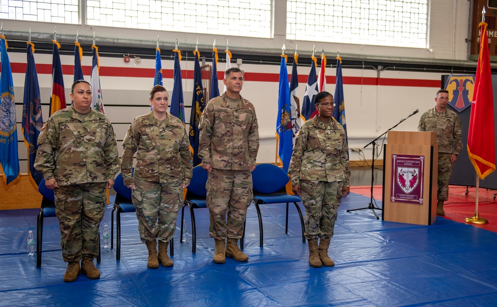 Medical Support Unit-Europe Change of Command Ceremony