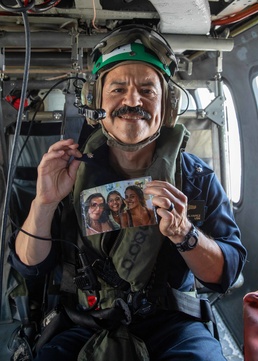 Promotion Aboard a Helicopter