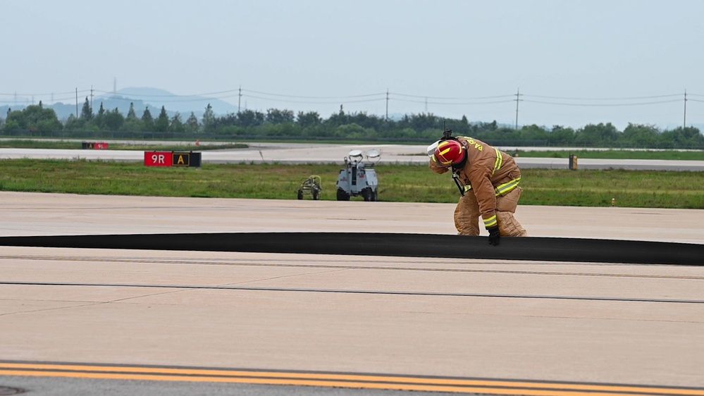 51st Civil Engineer Squadron tests mobile aircraft arresting system