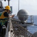 USS Tripoli conducts replenishment-at-sea with USNS Carl Brashear