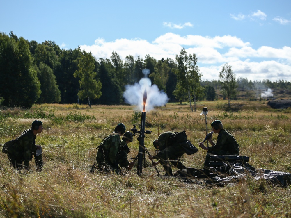 U.S. and Swedish Marines Integrate Fire Support Capabilities