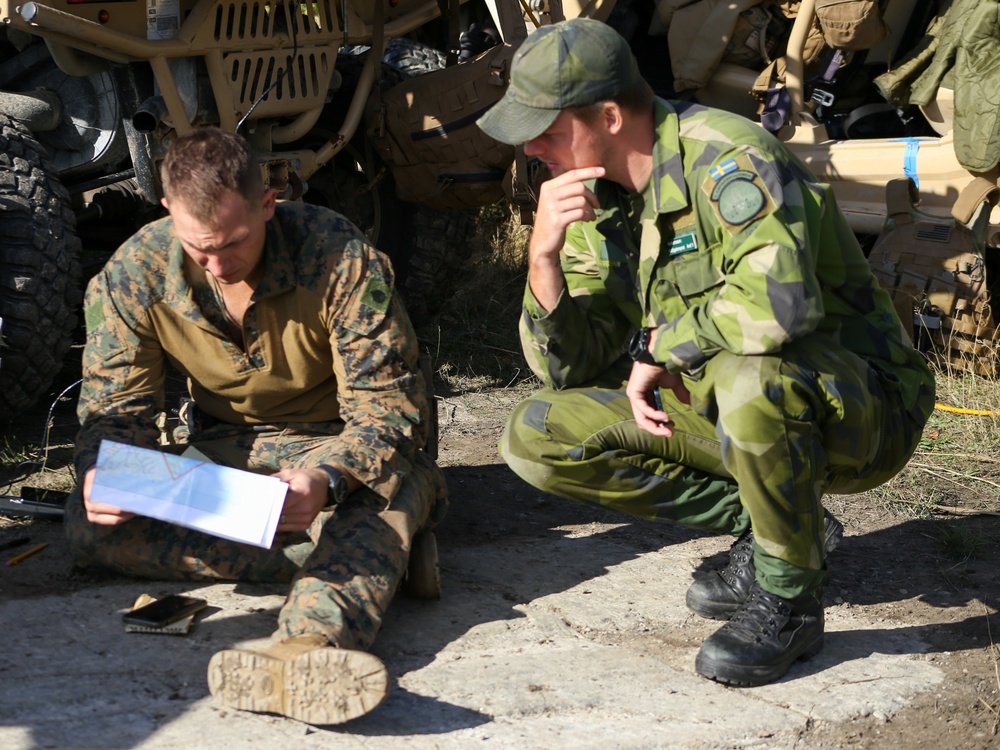 U.S. and Swedish Marines Integrate Fire Support Capabilities