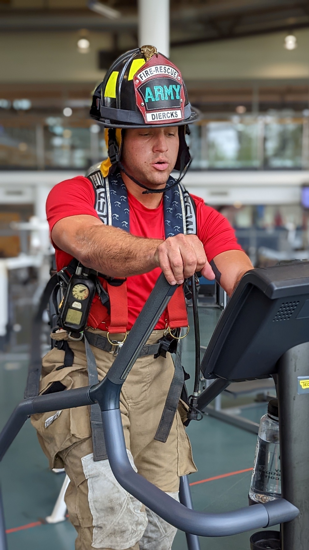 Army firefighters commemorate Sept. 11 sacrifices with 110-story climb