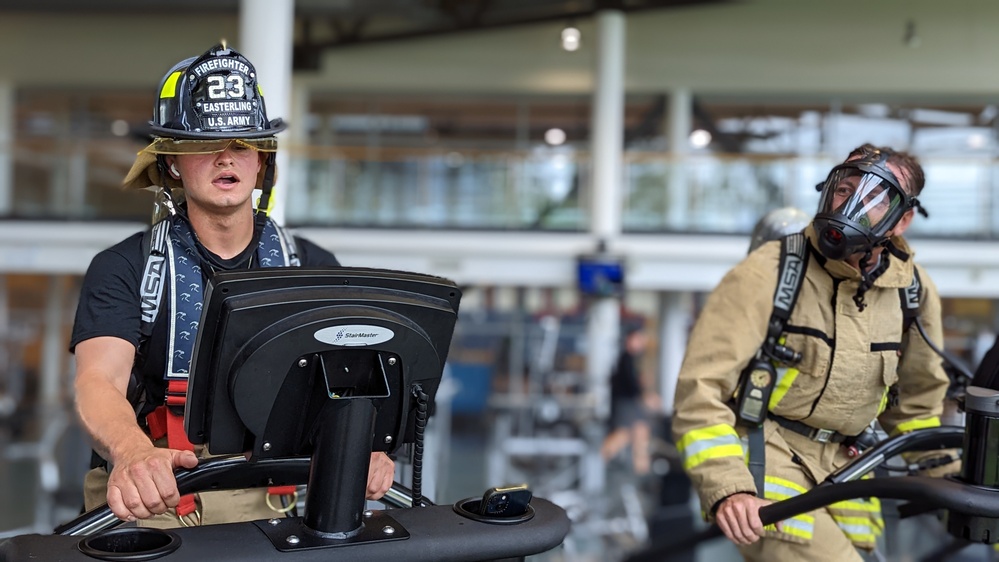 Army firefighters commemorate Sept. 11 sacrifices with 110-story climb