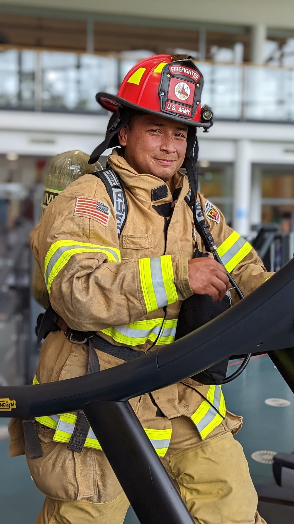 Army firefighters commemorate Sept. 11 sacrifices with 110-story climb