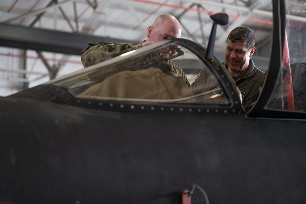 Eighth Air Force leadership visits RAF Fairford