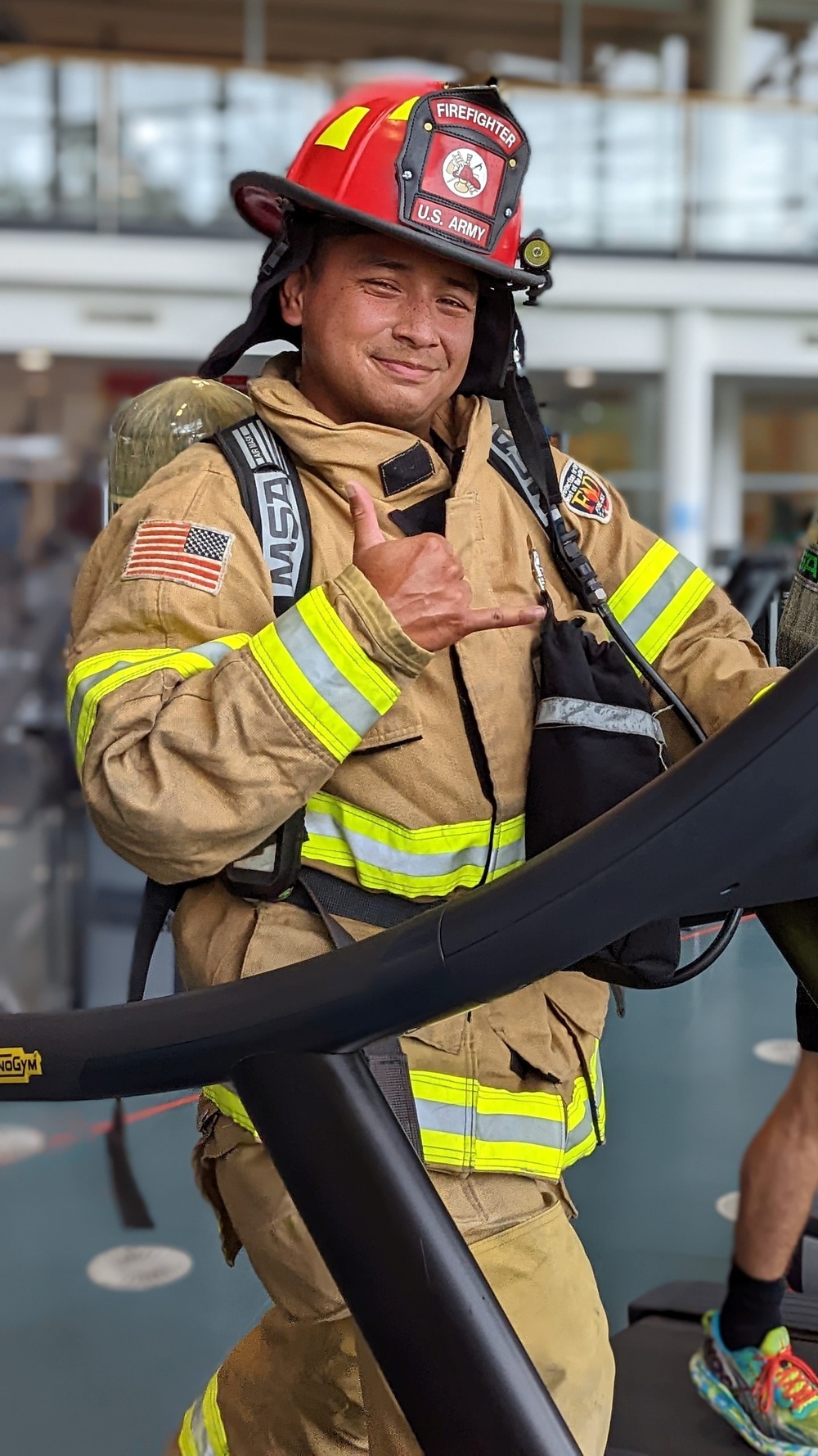 Army firefighters commemorate Sept. 11 sacrifices with 110-story climb