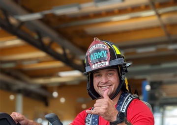 Army firefighters commemorate Sept. 11 sacrifices with 110-story climb