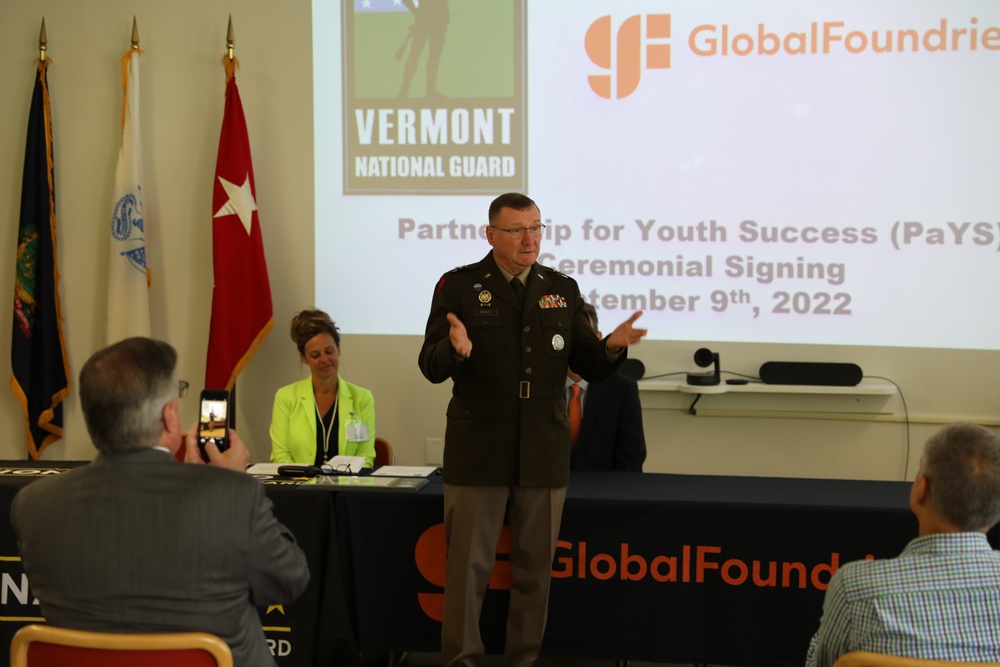 Vermont National Guard pairs with GlobalFoundries as part of the PaYS program