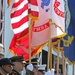 Joint Color Guard presents the colors at Kansas Speedway