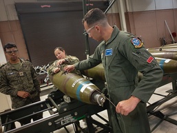 Student pilot takes unique look inside munitions maintenance officer course