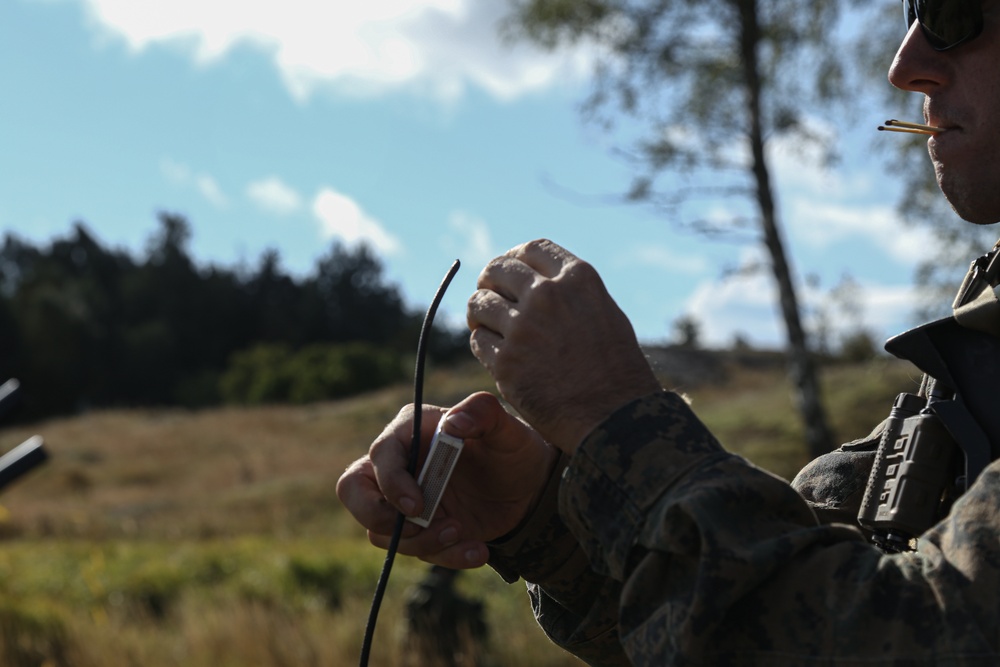 U.S. Force Recon and Swedish Marine Rangers Conduct Joint Range