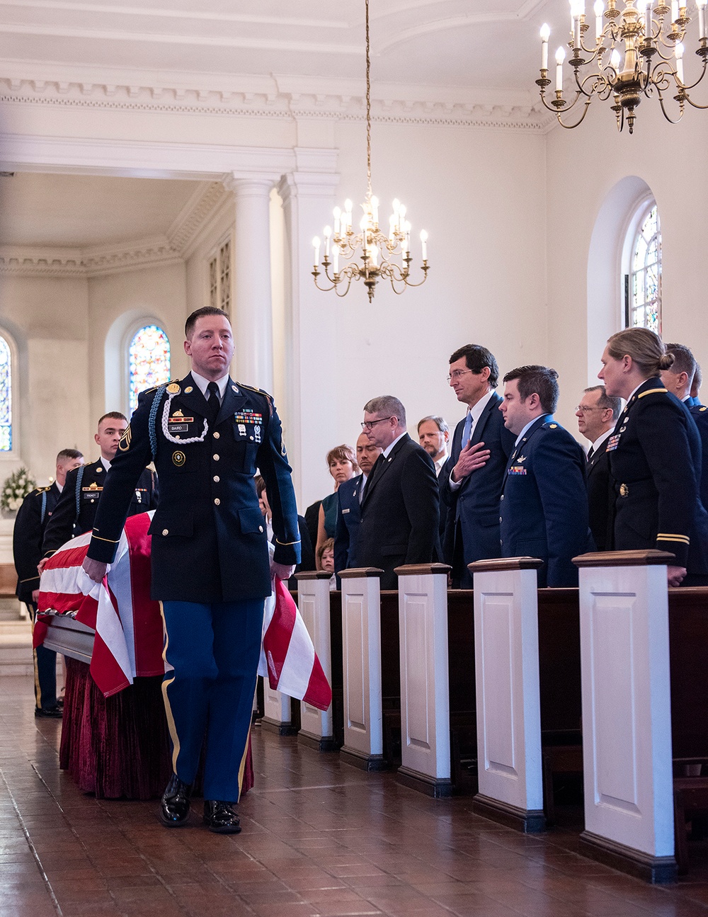 U.S. Army Air Forces Lt. Col Addison E. Baker Funeral