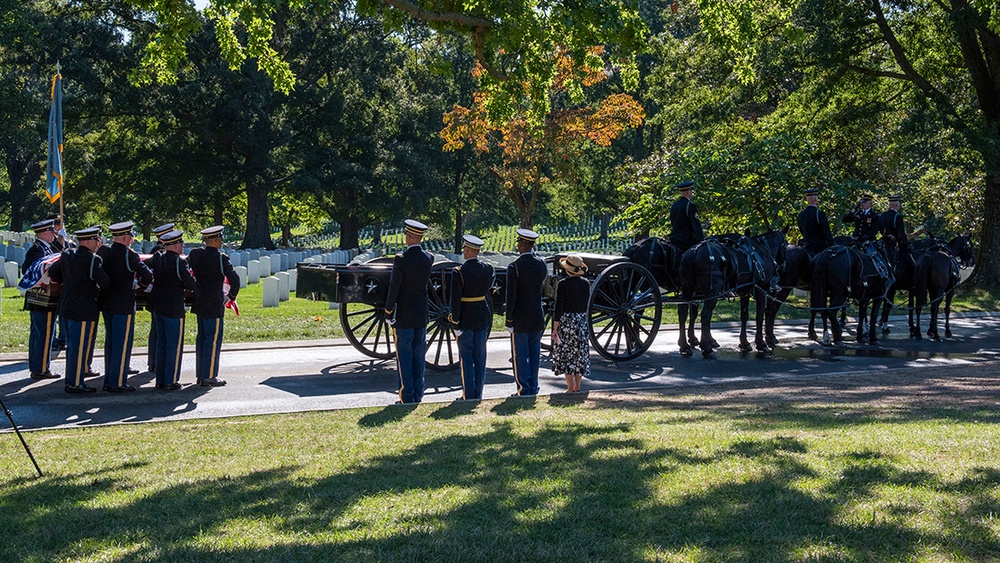 U.S. Army Air Forces Lt. Col Addison E. Baker Funeral