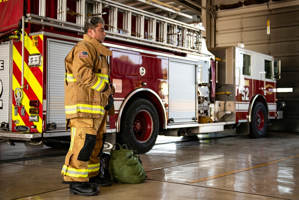 902nd Civil Engineer Squadron’s firefighter’s get hands-on training