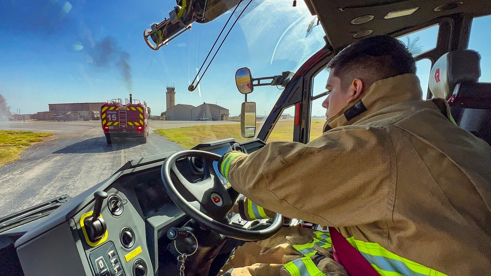 902nd Civil Engineer Squadron’s firefighter’s get hands-on training