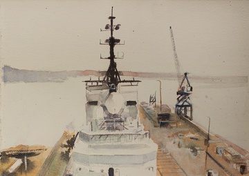 US Coast Guard Art Program 2016 Collection, Ob ID# 201614, &quot;Retrofit,&quot; Steve Lush 14 of 26
