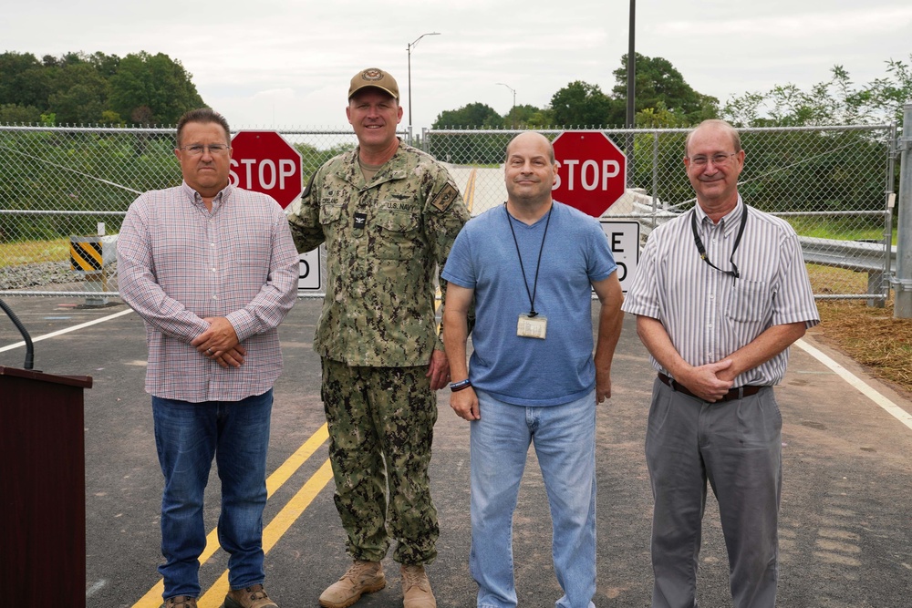 NAVFAC Washington cuts the ribbon on the new Gambo Creek bridge at NSF Dahlgren