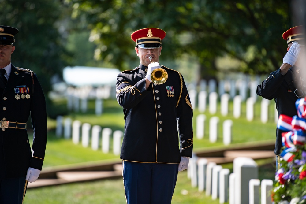 An Armed Forces Full Honors Wreath-Laying Ceremony is Held to Commemorate the 165th Birthday of President William H. Taft