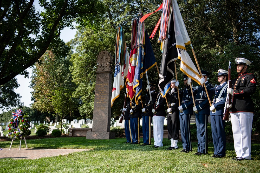 An Armed Forces Full Honors Wreath-Laying Ceremony is Held to Commemorate the 165th Birthday of President William H. Taft