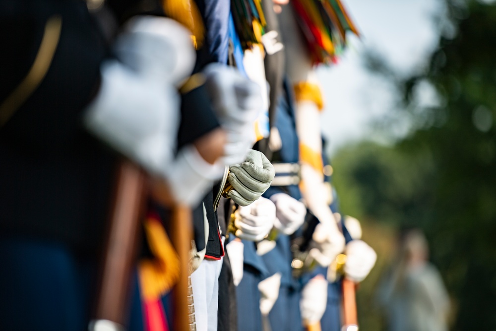 An Armed Forces Full Honors Wreath-Laying Ceremony is Held to Commemorate the 165th Birthday of President William H. Taft