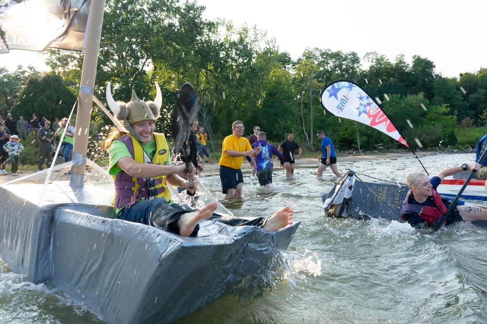 Great Lakes' Cardboard Boat Regatta 2022