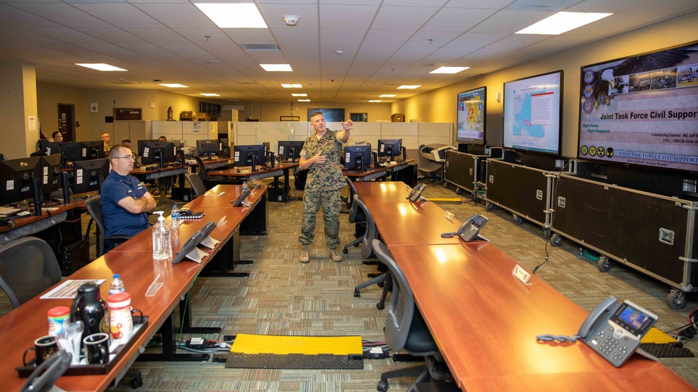 JTF-CS Hosts NORAD &amp; USNORTHCOM's Deputy Operations Officer and Exercise Director