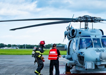 NAVSTA Mayport Flightline Fire Drill