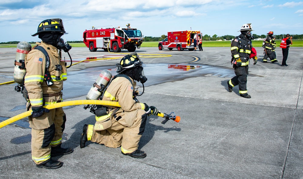 NAVSTA Mayport Flightline Fire Drill