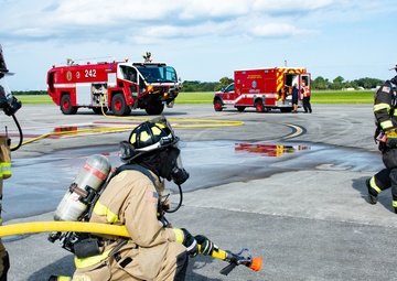 NAVSTA Mayport Flightline Fire Drill