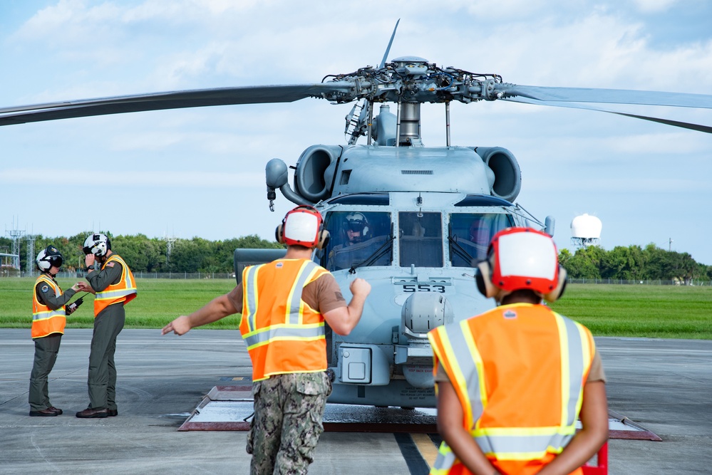 NAVSTA Mayport Flightline Fire Drill