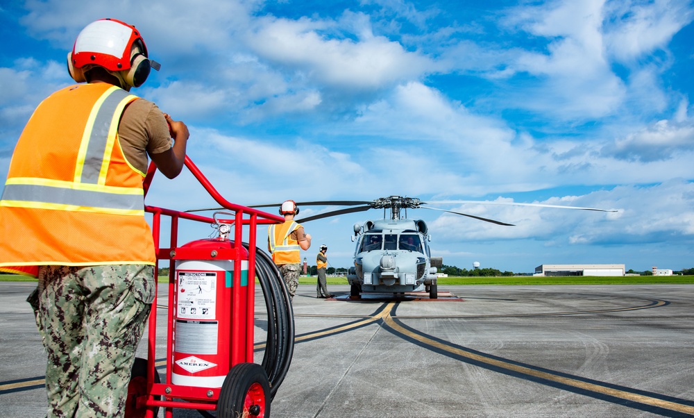 NAVSTA Mayport Flightline Fire Drill