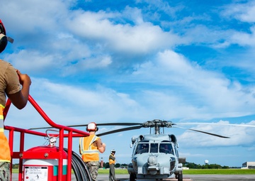 NAVSTA Mayport Flightline Fire Drill