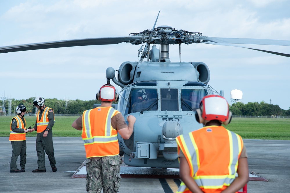 NAVSTA Mayport Flightline Fire Drill