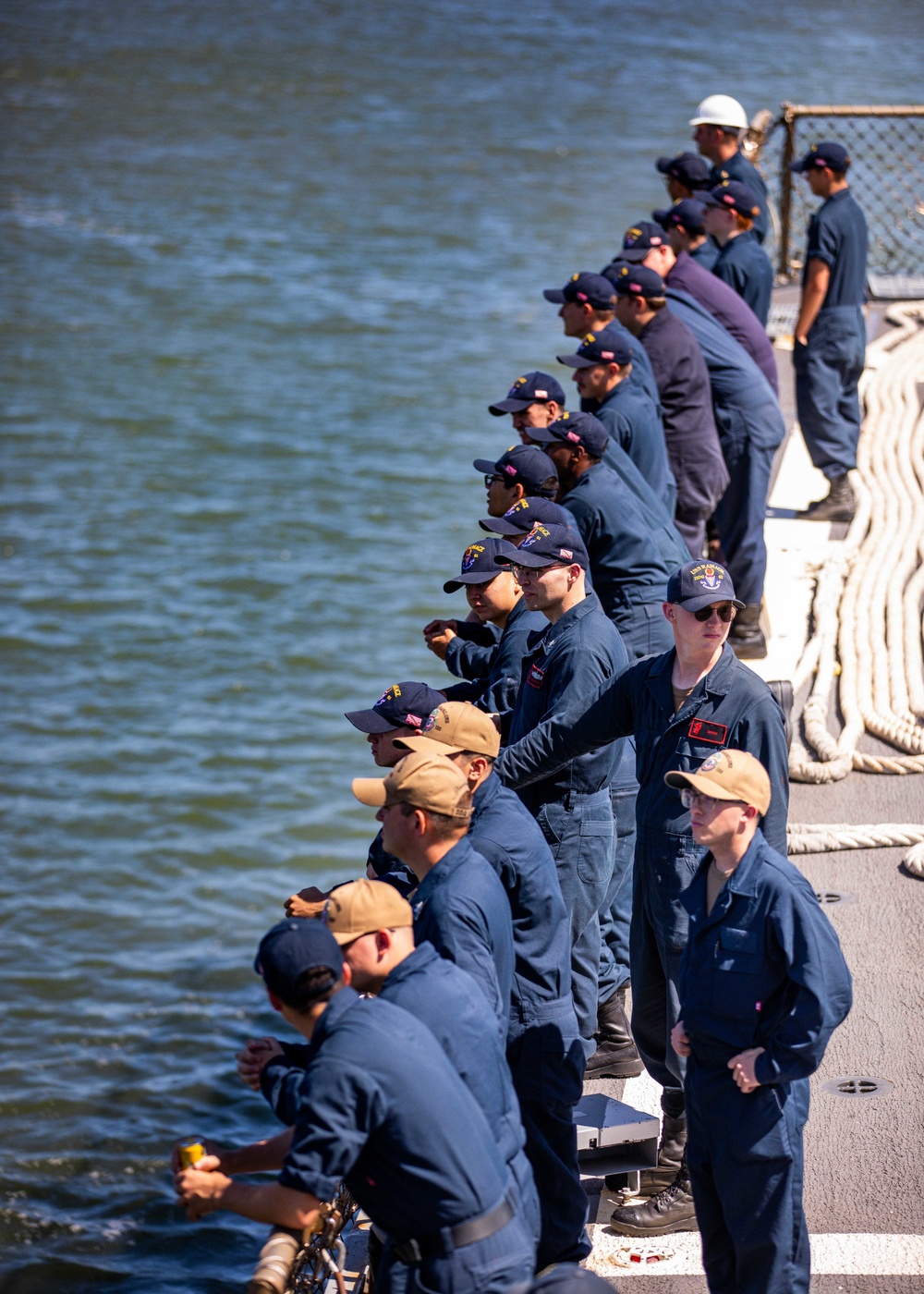 Sea and Anchor Aboard USS Ramage