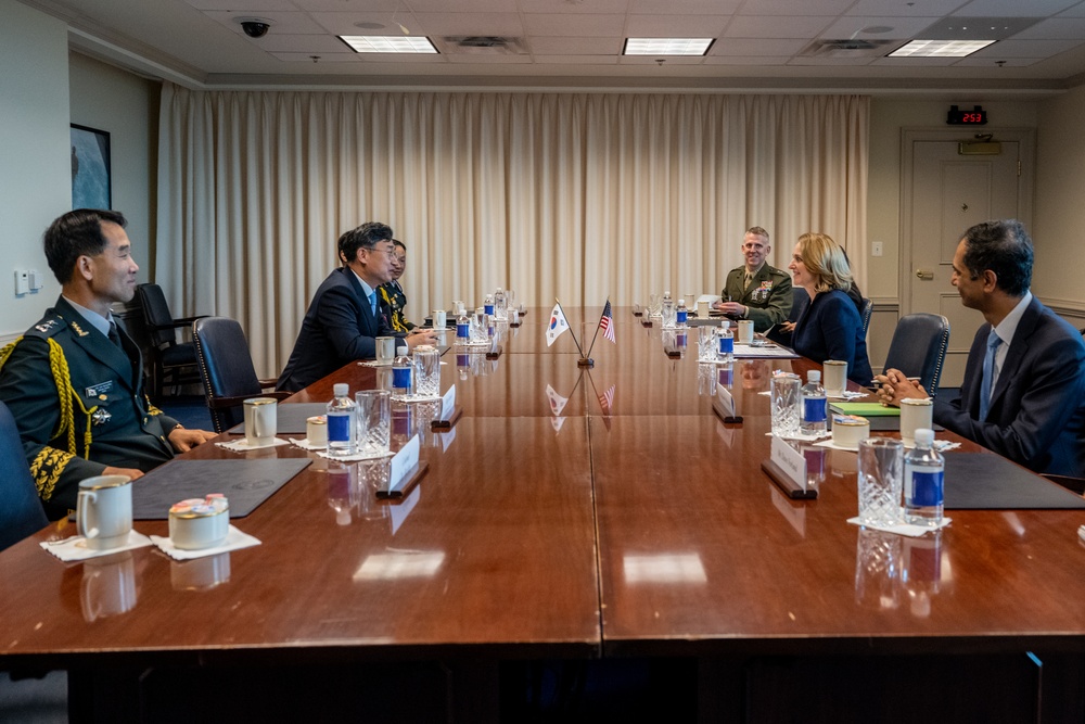 Secretary Hicks hosts South Korean Vice Minister of National Defense