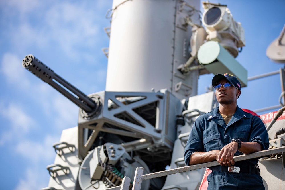 USS Ramage Condcuts Boat Ops