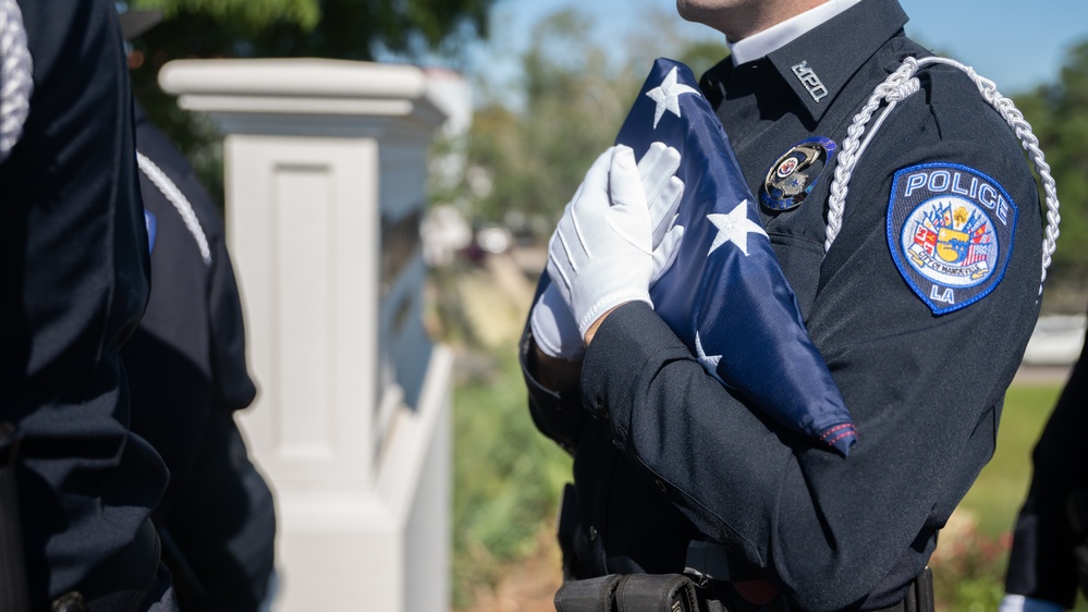 City of Mandeville Honors Fallen Marine Veteran, Police Captain with Memorial Dedication